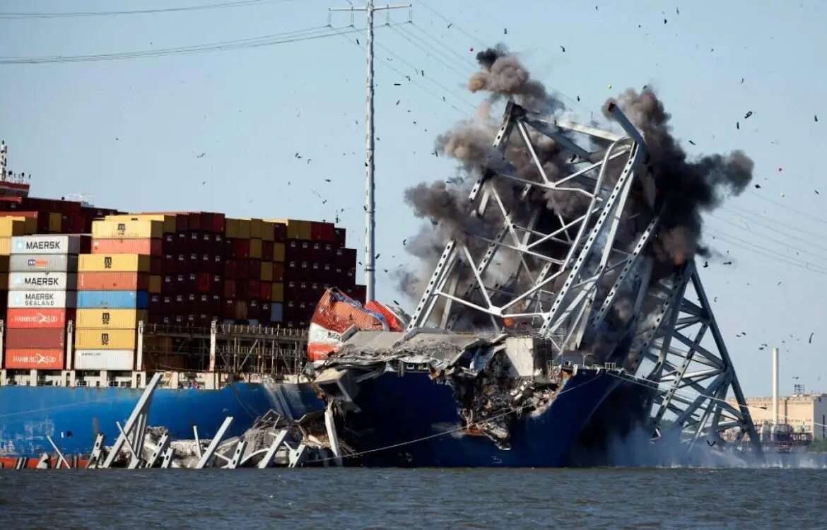 Collapsed Francis Scott Key Bridge