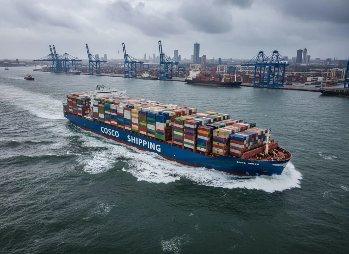COSCO in Rotterdam