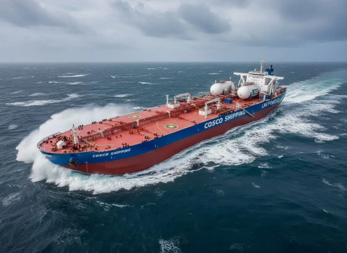 Dual fuel VLCC