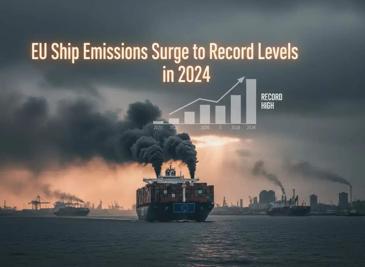 EU Ship Emissions Surge to Record Levels in 2024