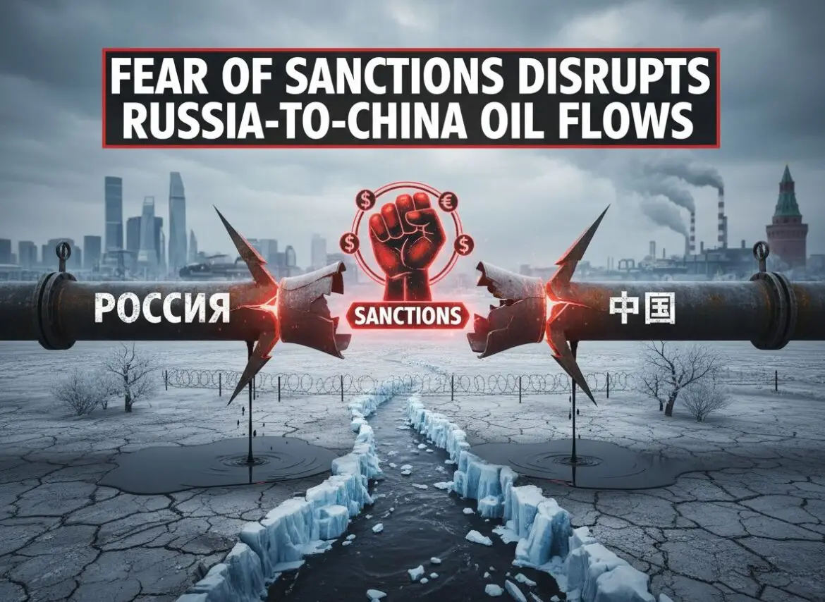 Fear of Sanctions Disrupts Russia-to-China Oil Flows