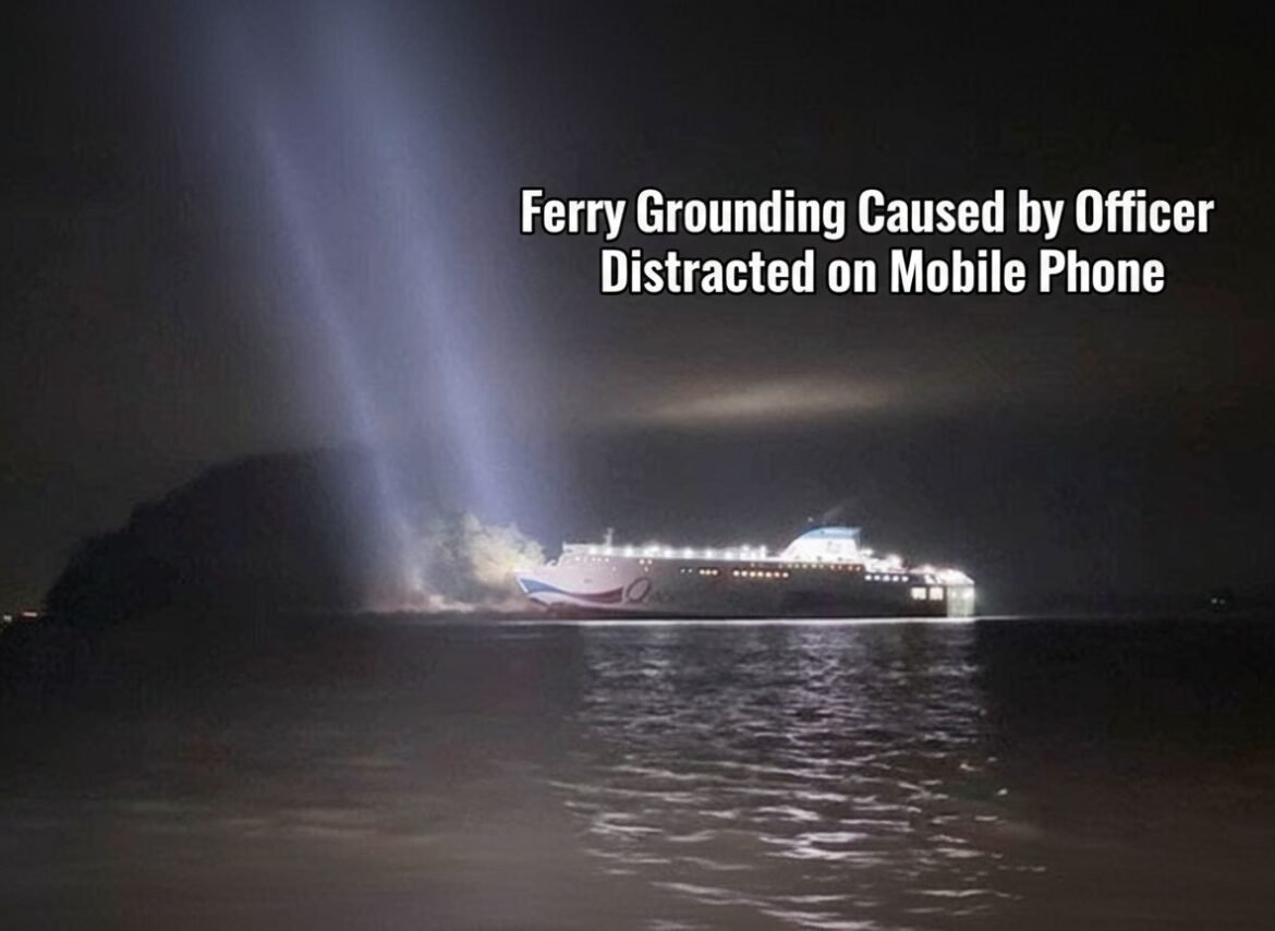Ferry Grounding Caused by Officer Distracted on Mobile Phone – Coast Guard Investigation