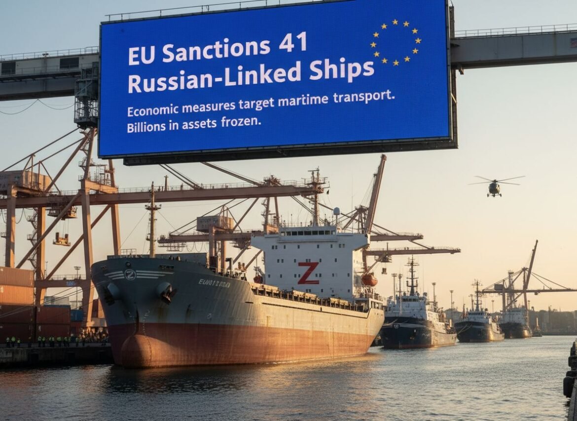 EU Sanctions 41 Russian-Linked Ships