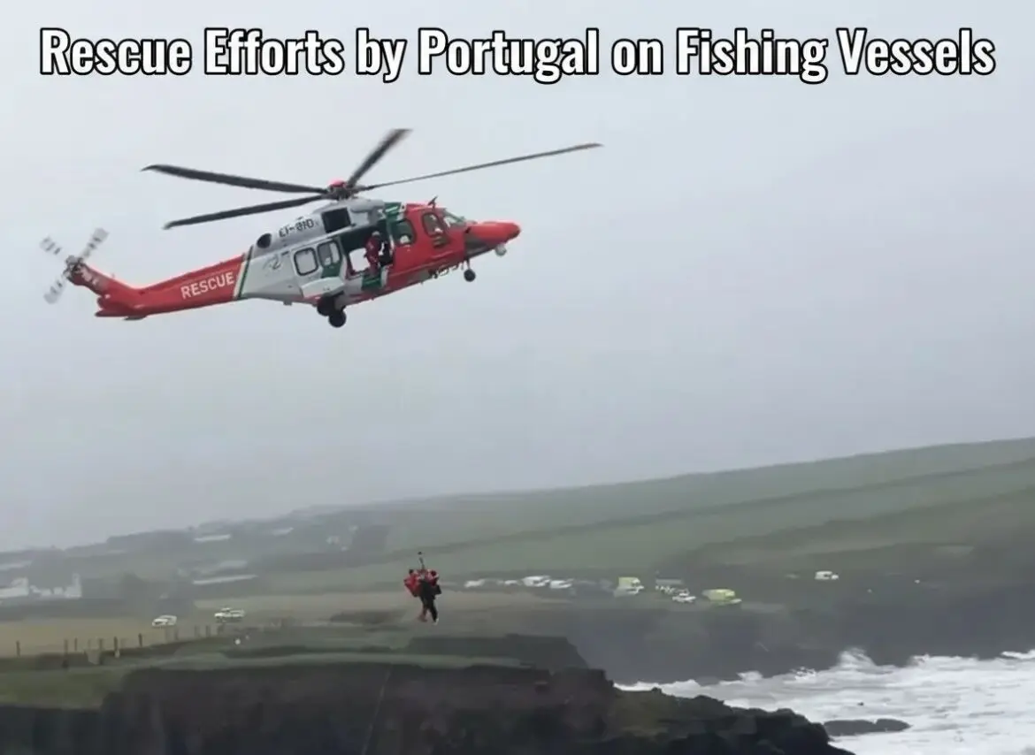 Rescue efforts on Fishing Vessels