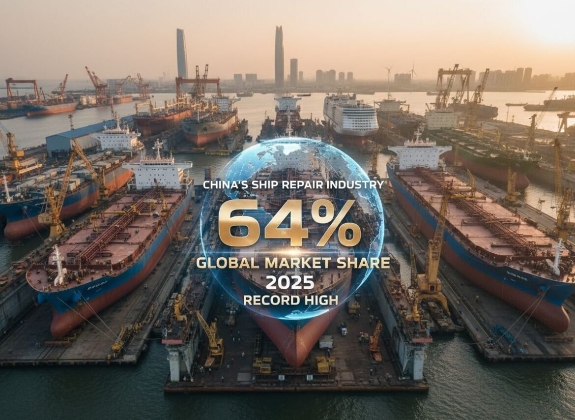 China’s Ship Repair Industry Hits Record High- 64- Global Market Share