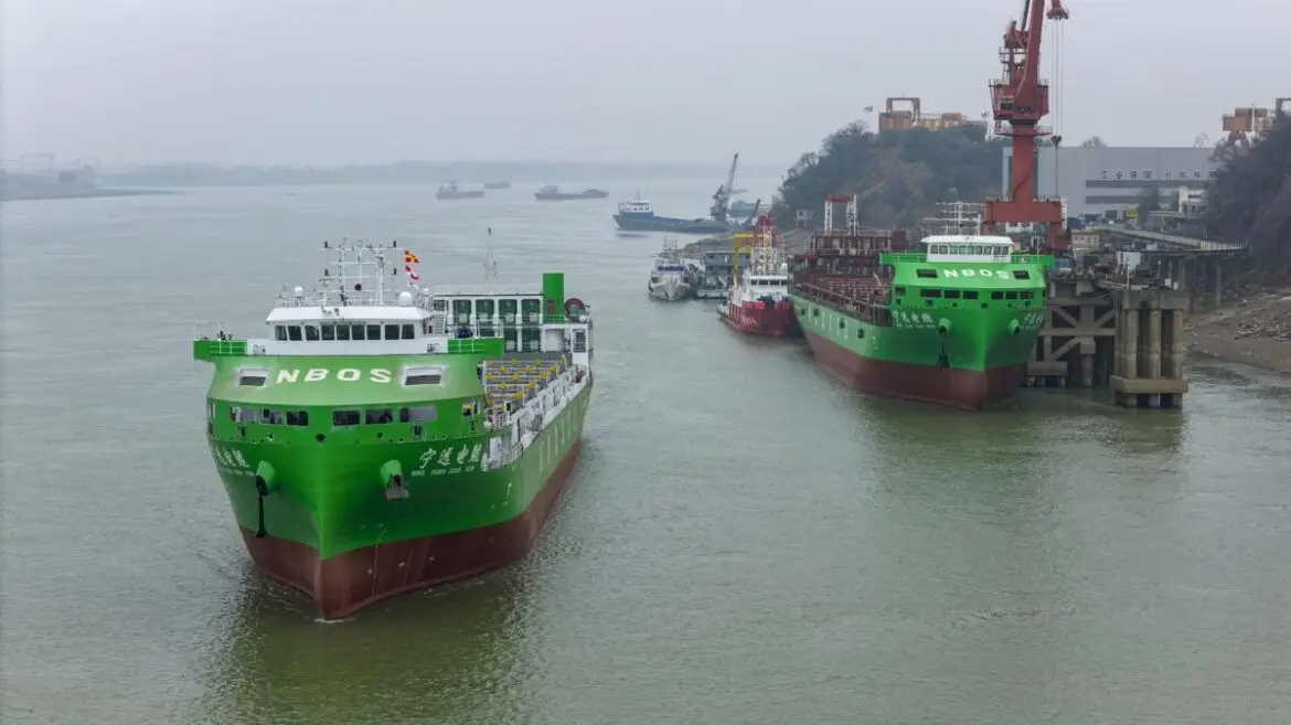 All electric containership