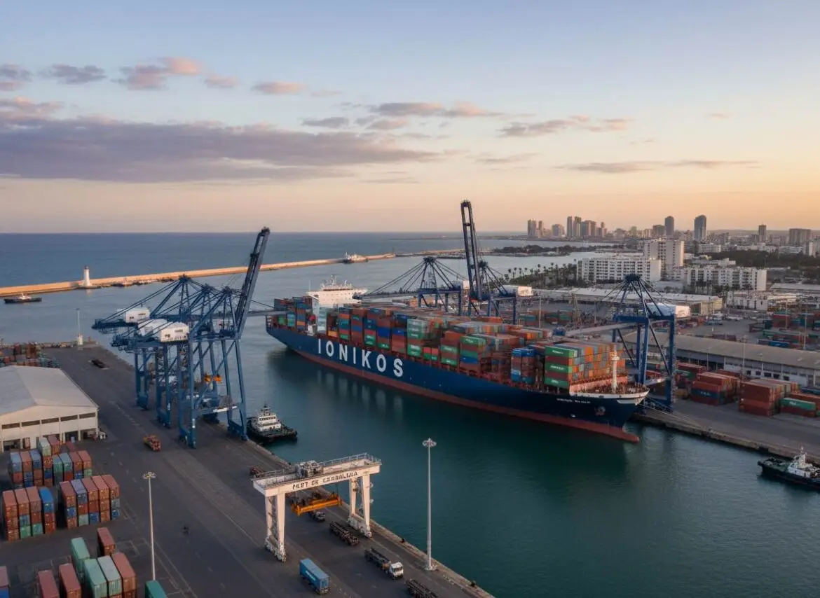 Containership spills 85 containers