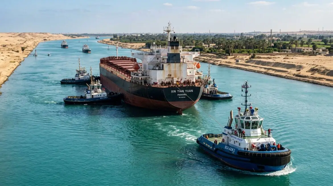 Suez Canal ship grounding