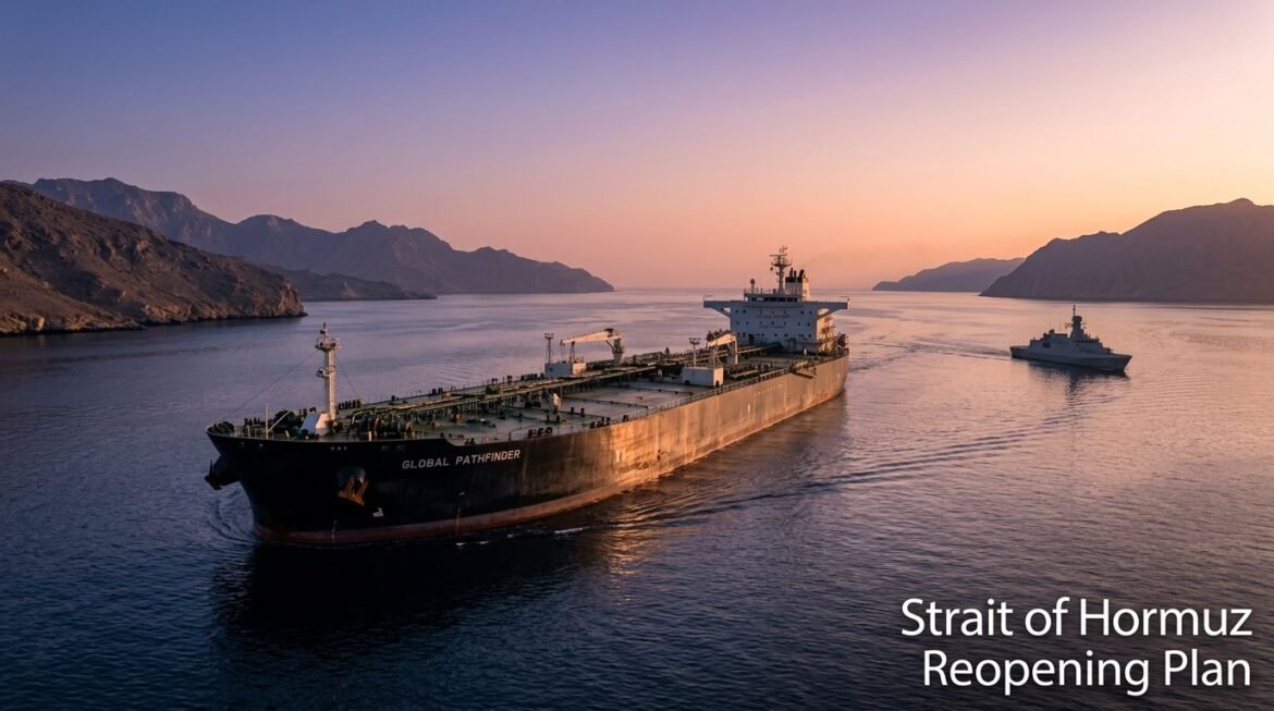 strait of Hormuz reopening plan