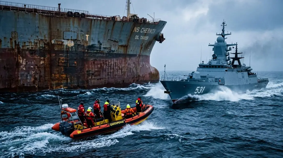 Russian Warship Greenpeace